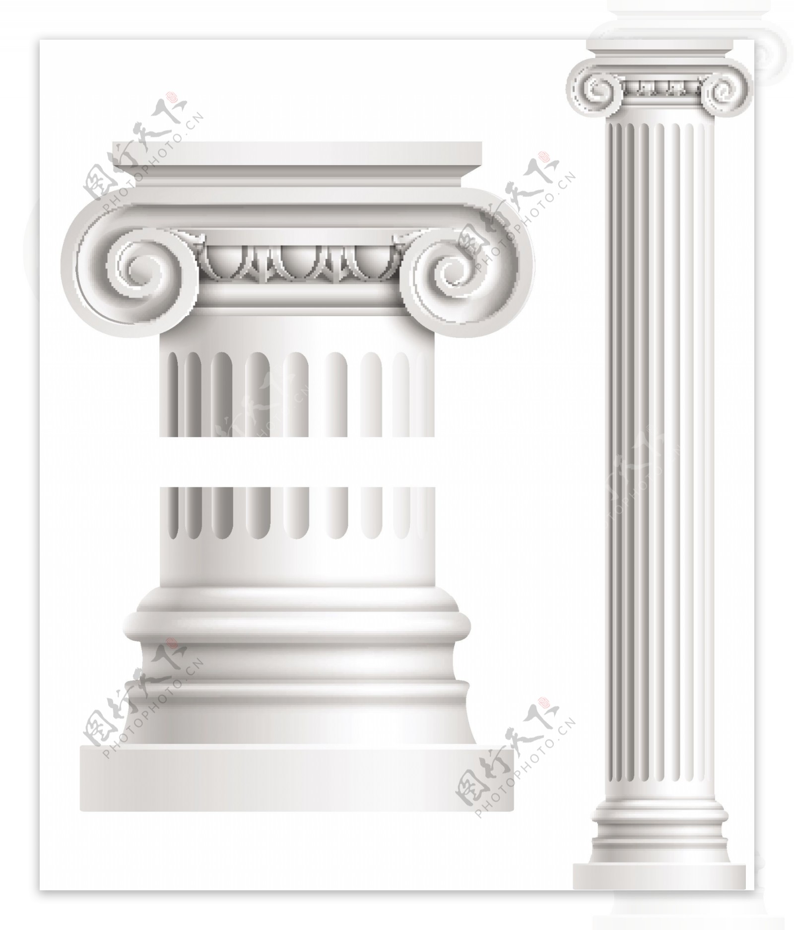 罗马柱图片素材-编号40246679-图行天下