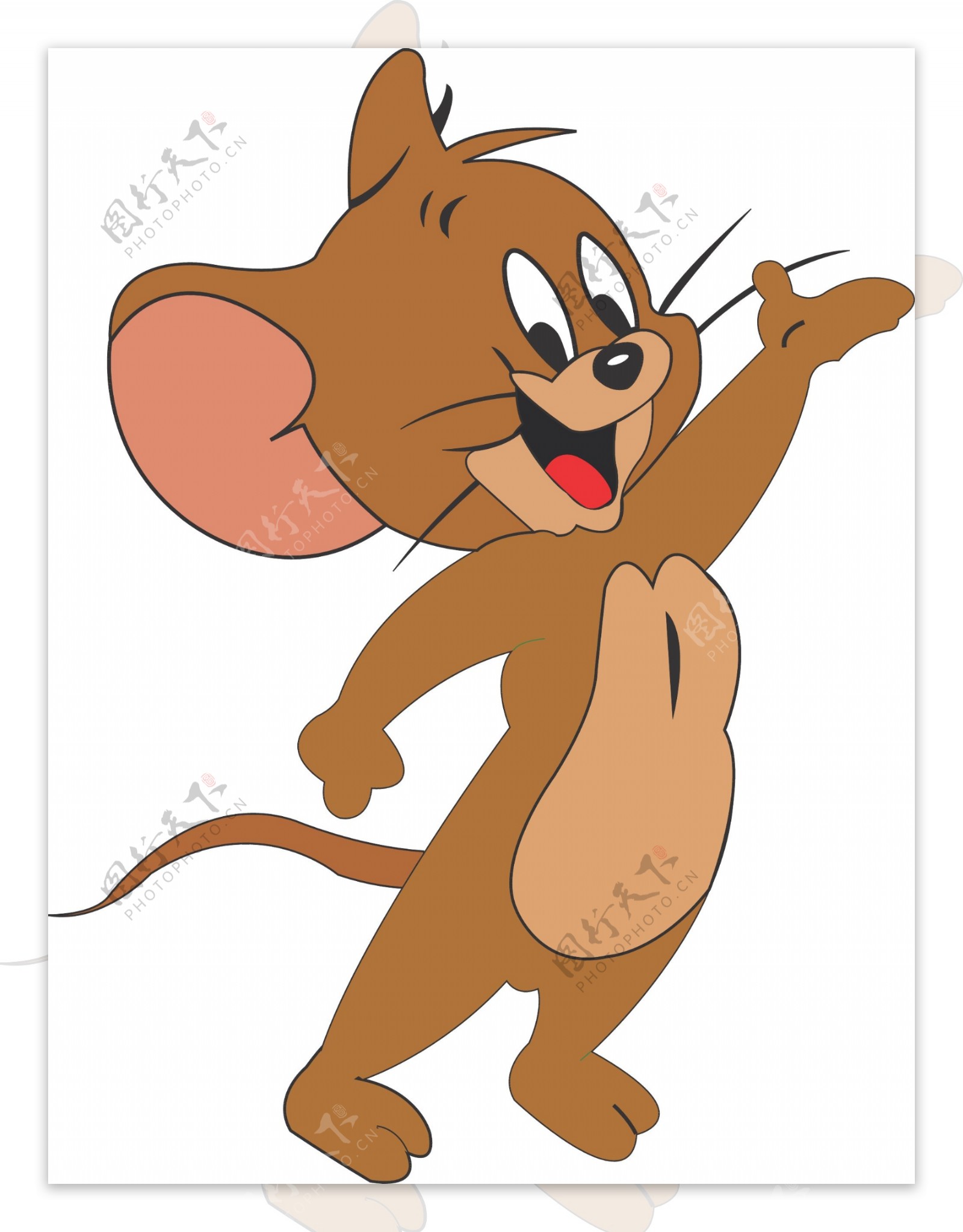 小老鼠Jerry高兴