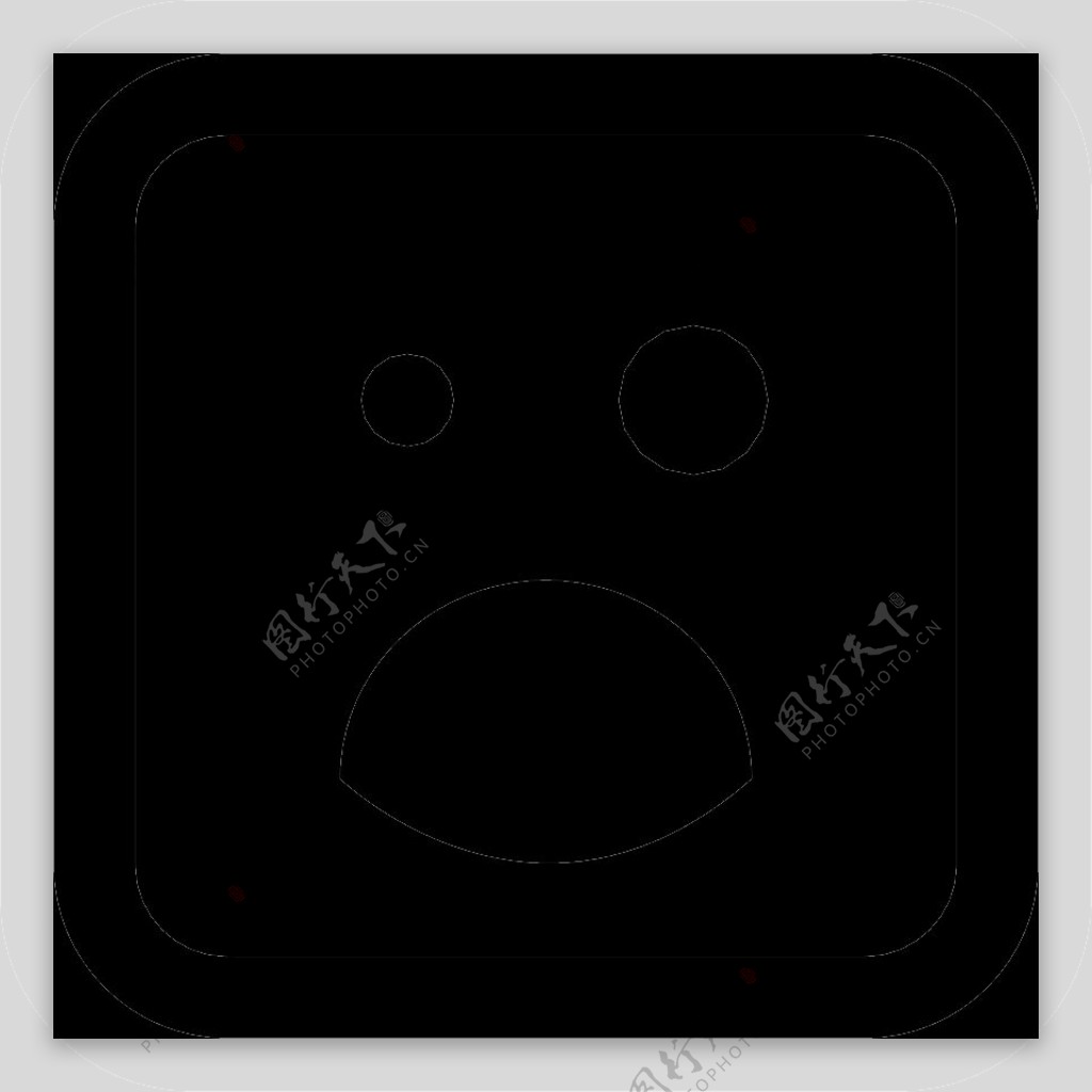 黑色风格ico黑色按钮黑色APP素材