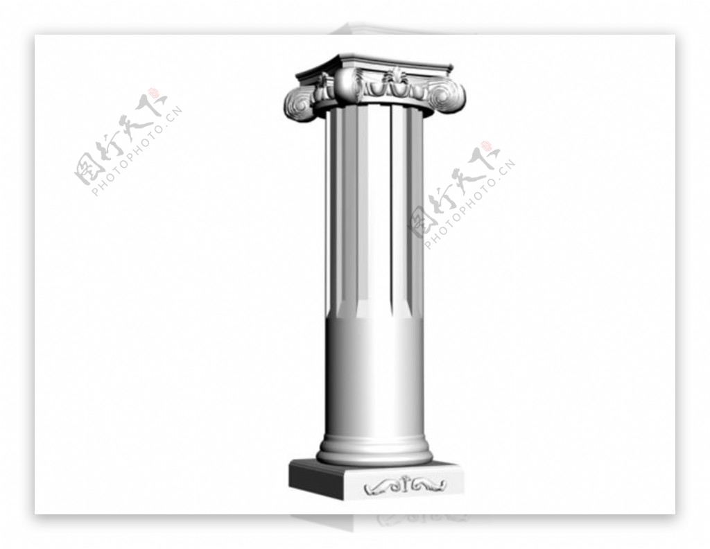 柱子设计素材3模型素材