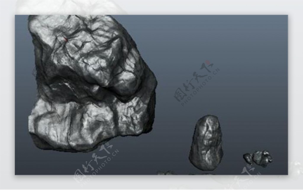 岩石石头游戏模型