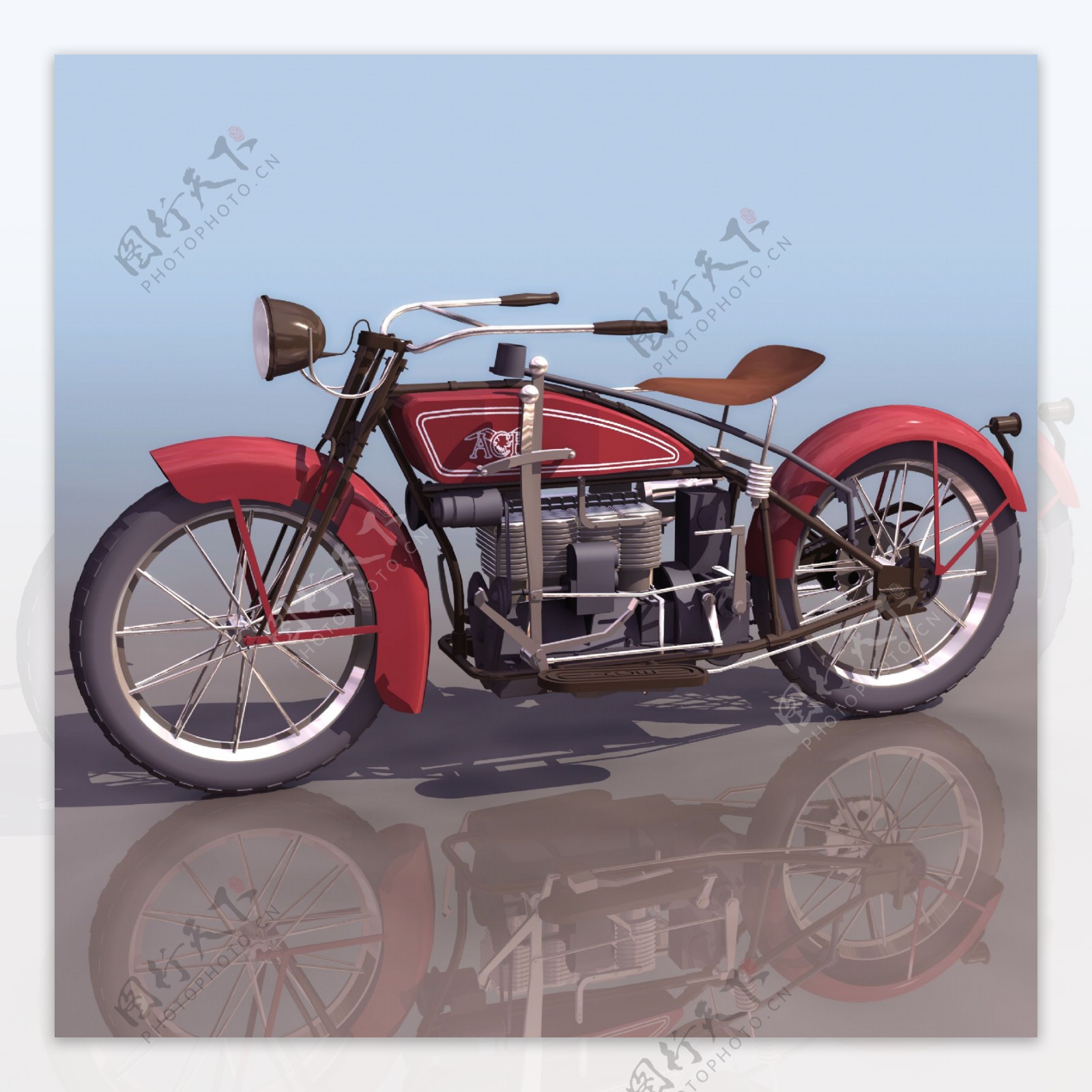 ACE摩托车模型01