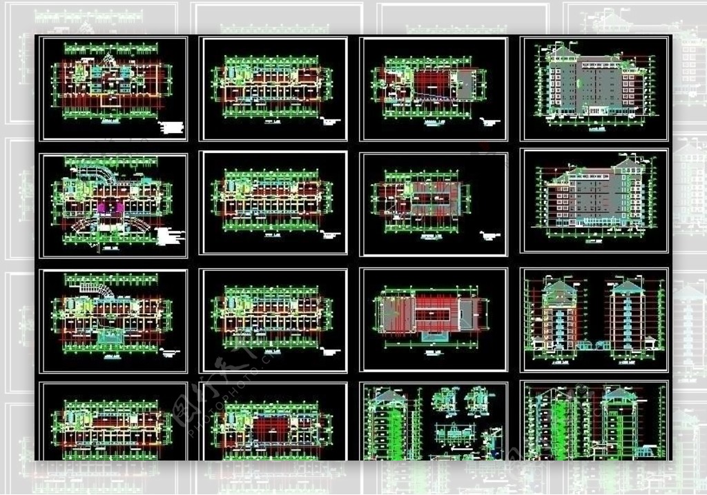 某机关办公大楼建筑施工图