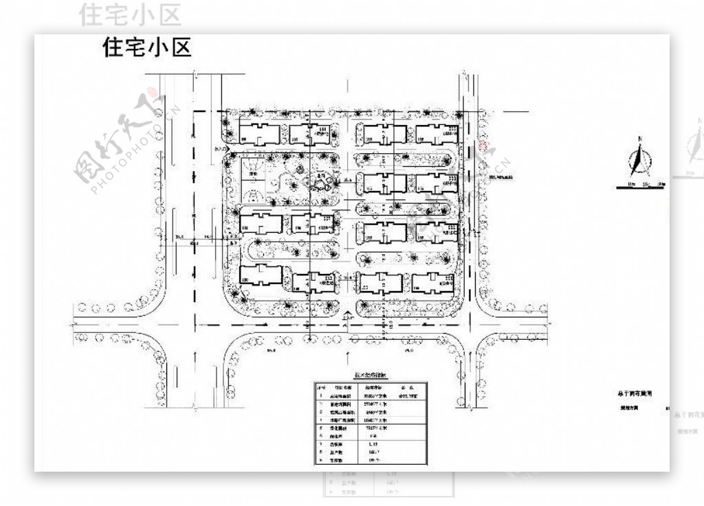 某住宅区规划cad图