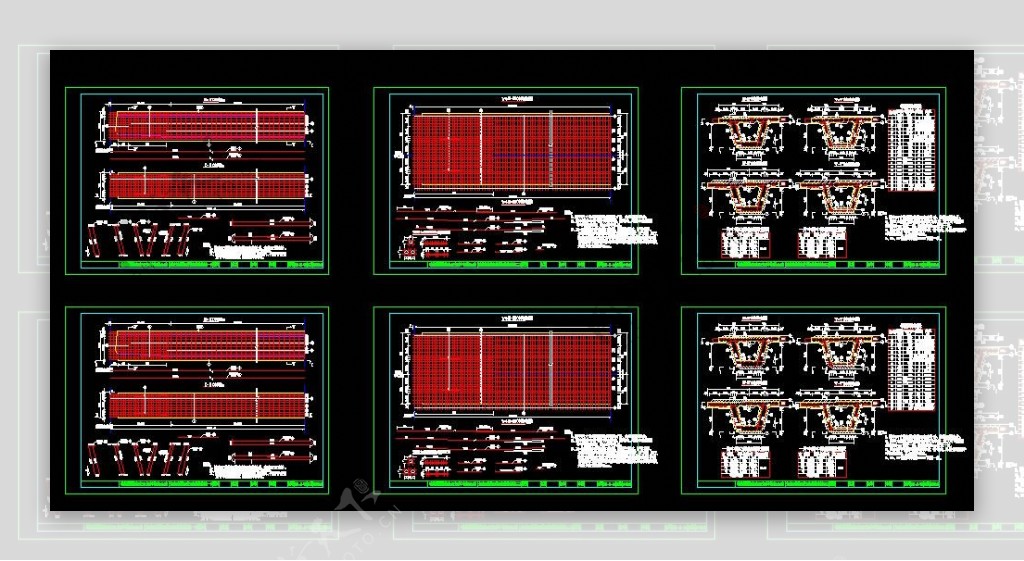 箱梁钢筋构造图cad图纸