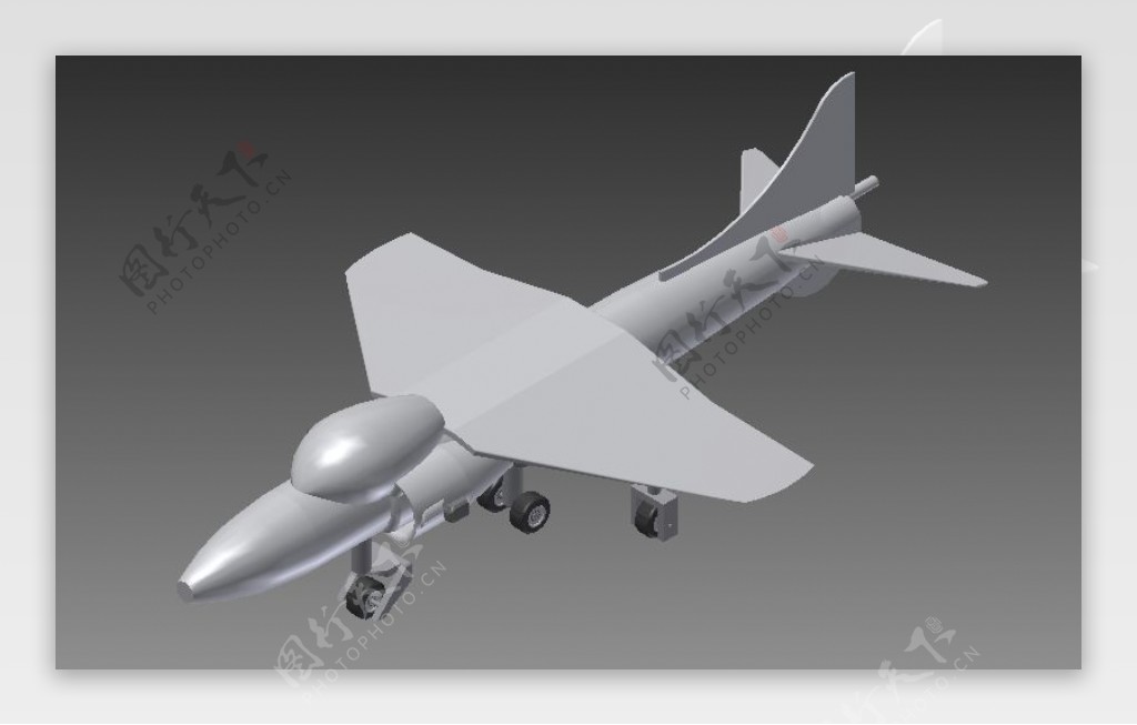 AV8B鹞式飞机模型