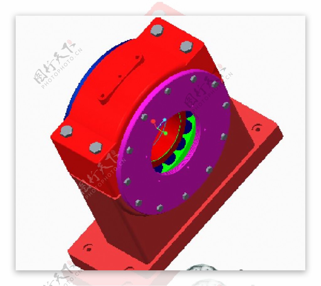 轴承座3D模型