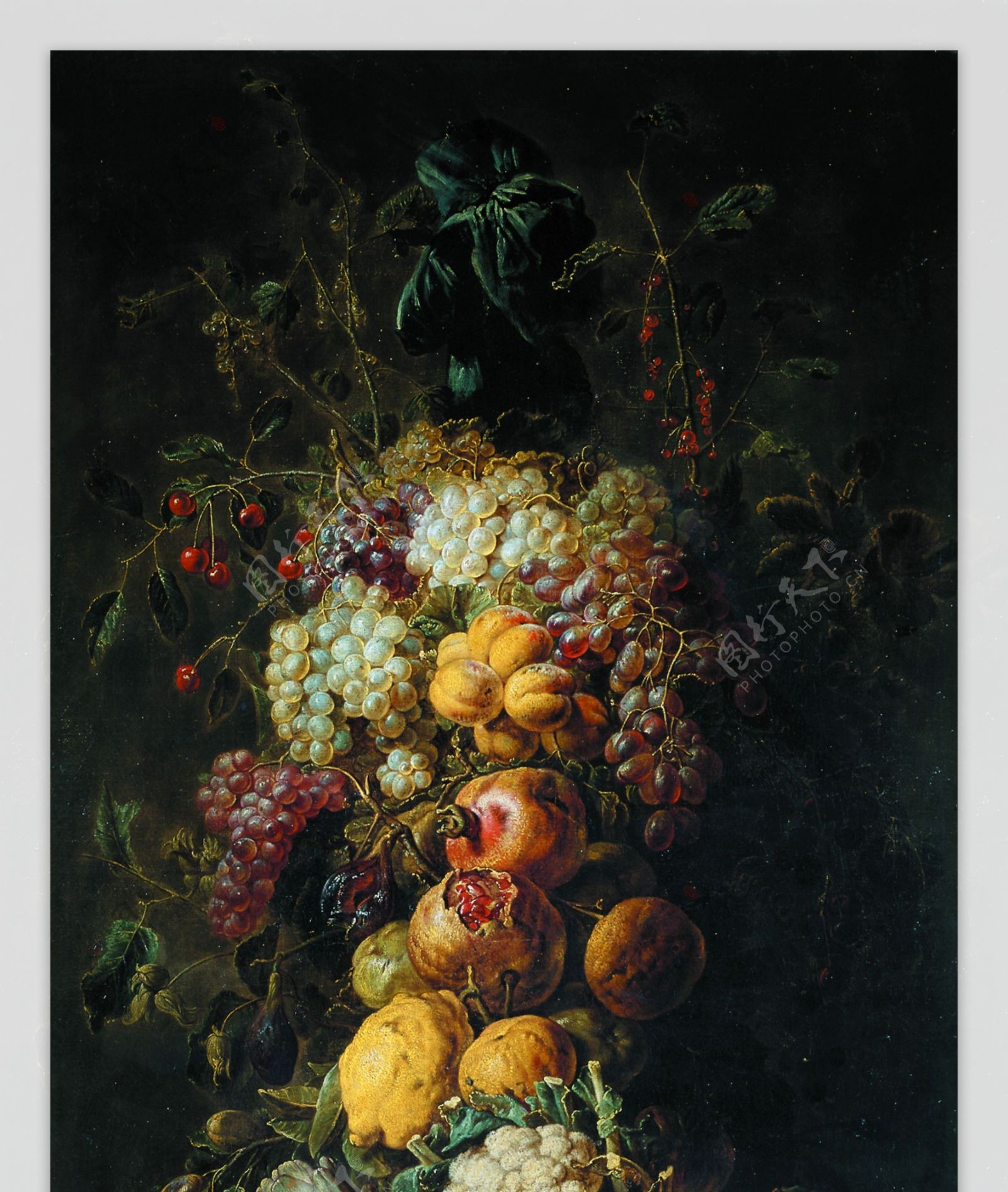 UtrechtAdriaenvanFestondefrutasyverduras1638水果疏菜静物油画超写实主义油画静物