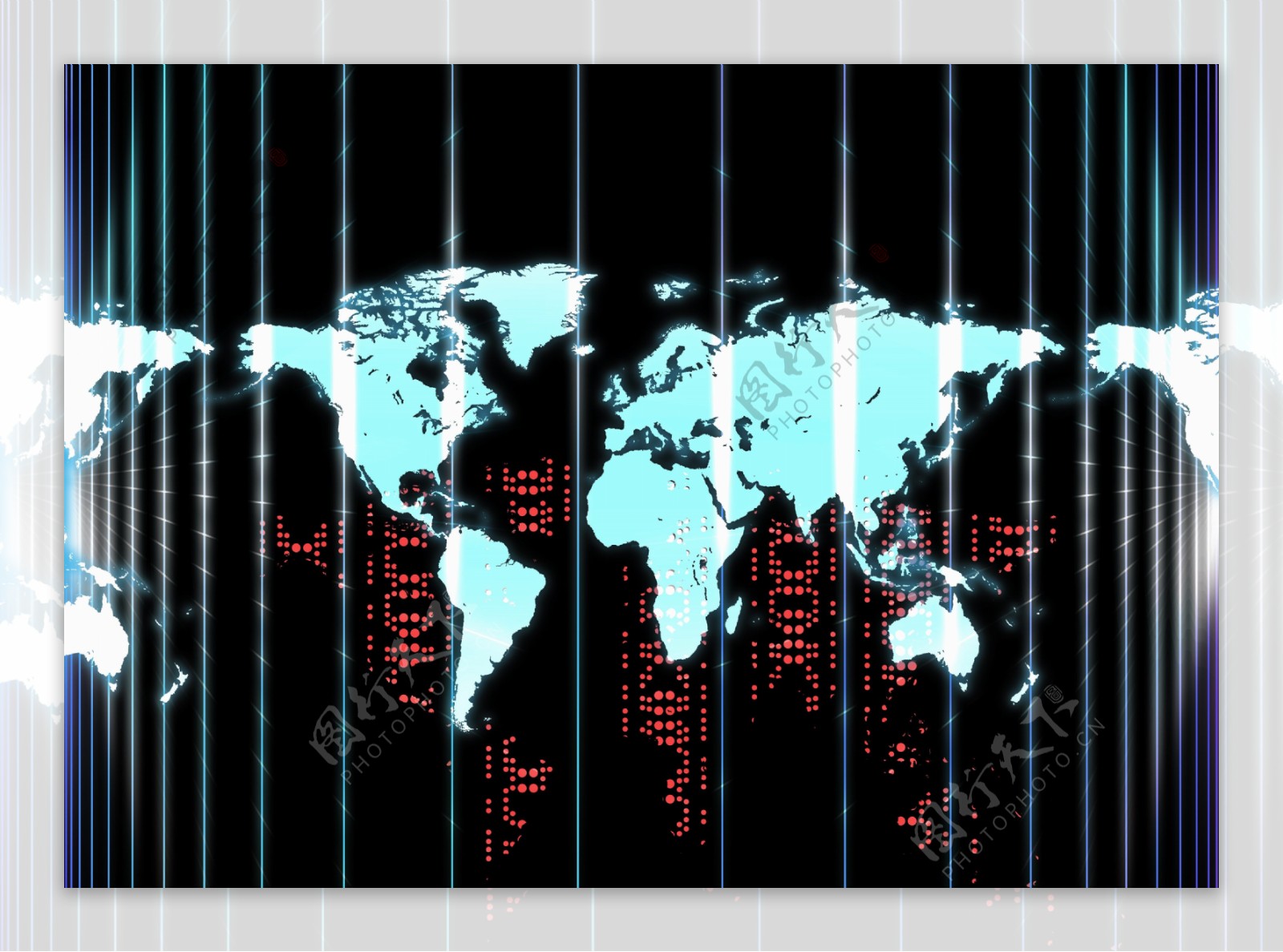 科技科学数字仪器概念抽象线条光线背景视觉网络通讯广告素材大辞典