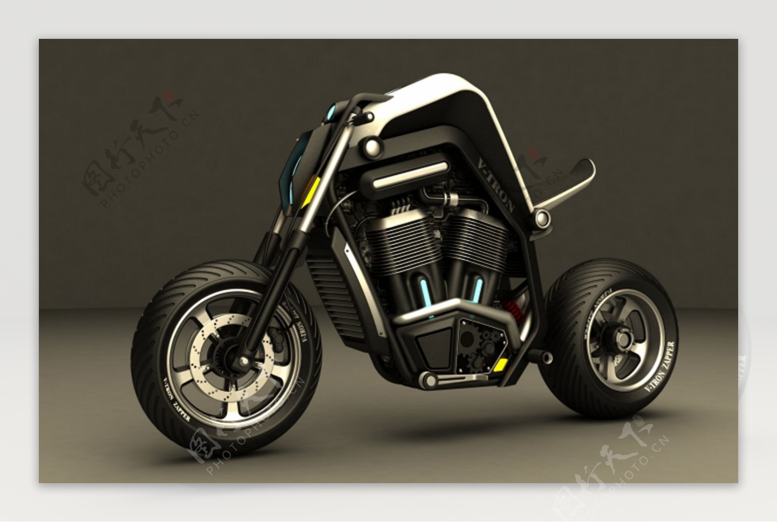 概念设计未来摩托车