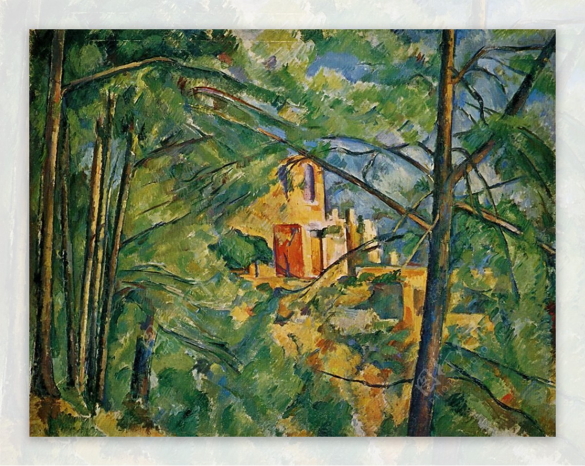 PaulCzanne0304法国画家保罗塞尚paulcezanne后印象派新印象派人物风景肖像静物油画装饰画