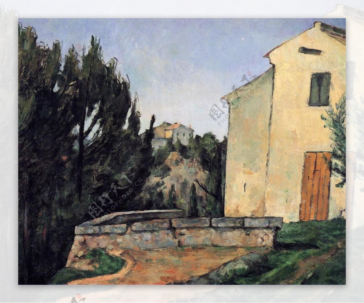 PaulCzanne0279法国画家保罗塞尚paulcezanne后印象派新印象派人物风景肖像静物油画装饰画
