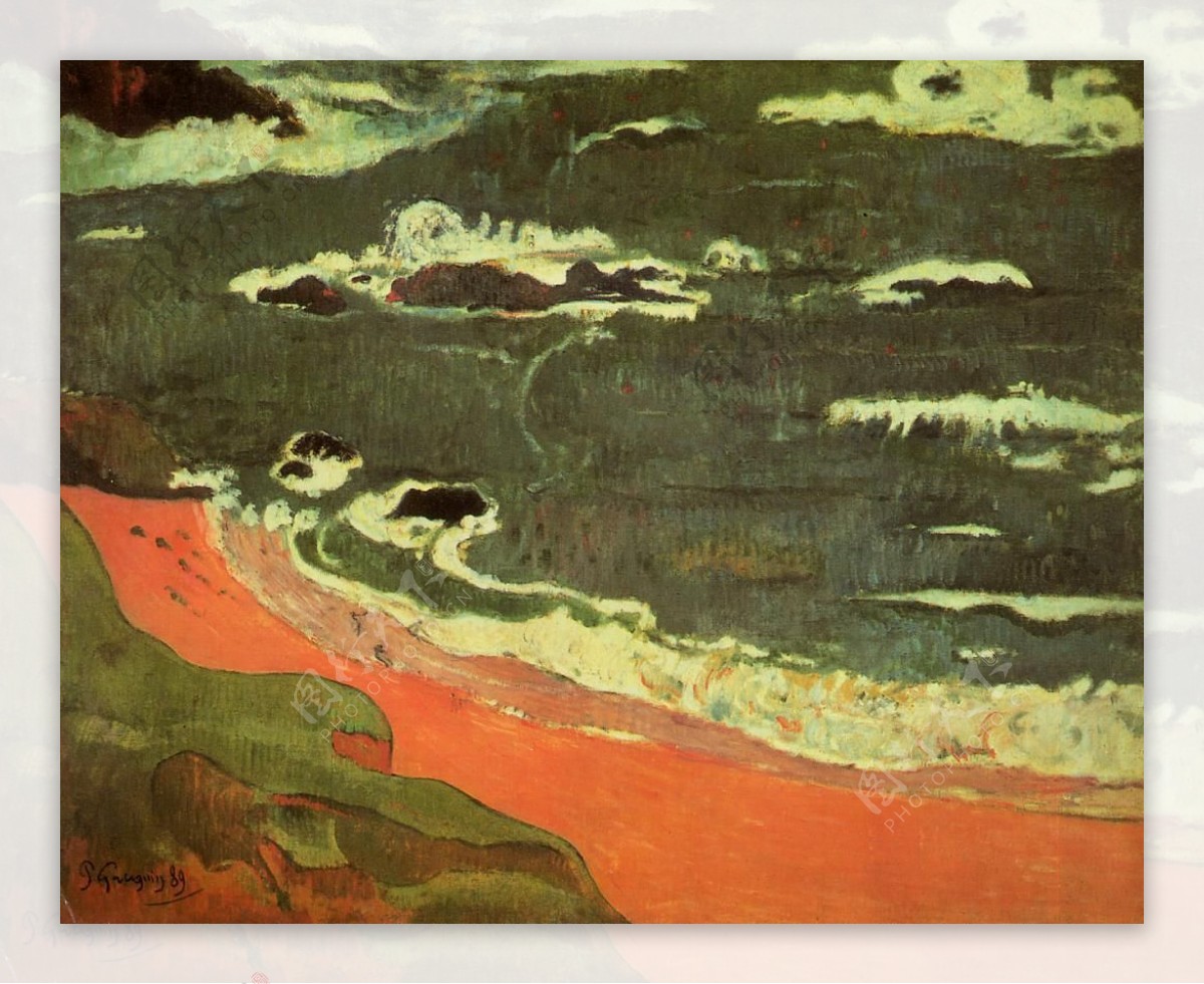 PaulGauguin0299法国画家保罗高更paulgauguin后印象主义风景人物田园自然静物油画装饰画