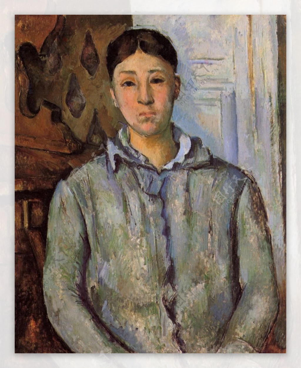 PaulCzanne0053法国画家保罗塞尚paulcezanne后印象派新印象派人物风景肖像静物油画装饰画