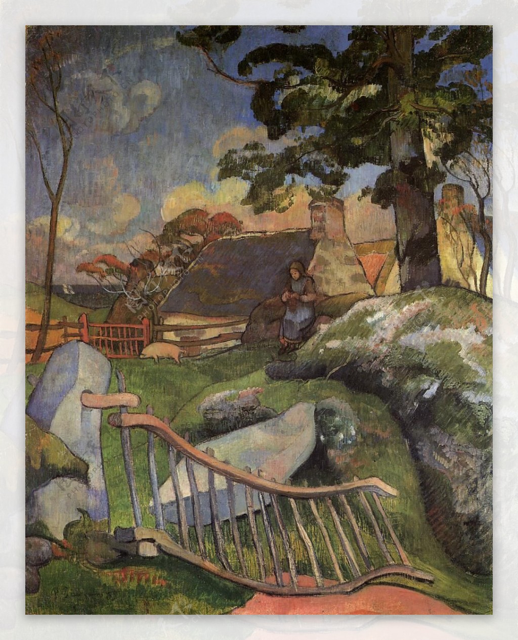 PaulGauguin0252法国画家保罗高更paulgauguin后印象主义风景人物田园自然静物油画装饰画