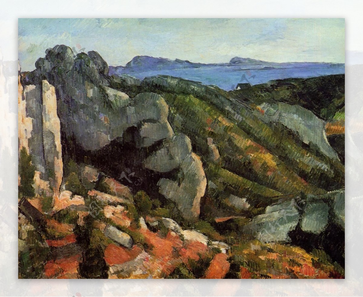 PaulCzanne0194法国画家保罗塞尚paulcezanne后印象派新印象派人物风景肖像静物油画装饰画