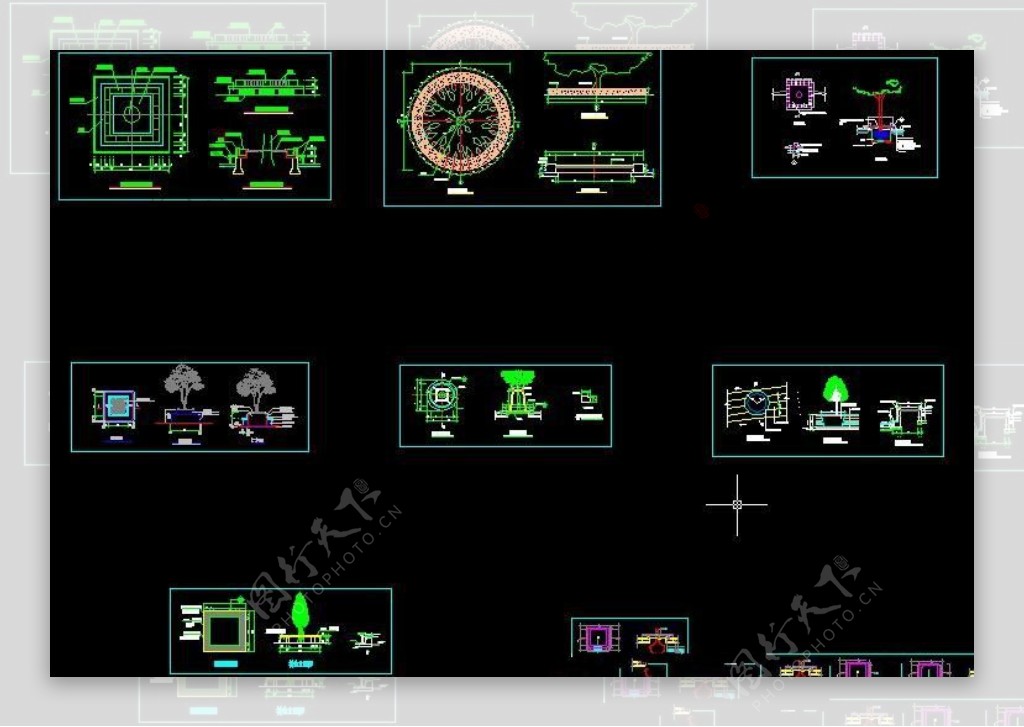 各类树池施工图