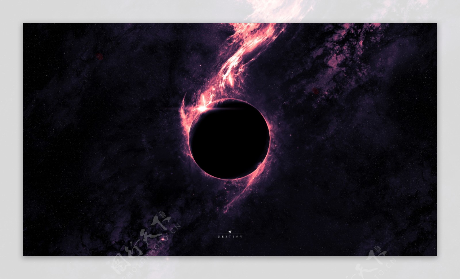 高清银河黑洞图片素材