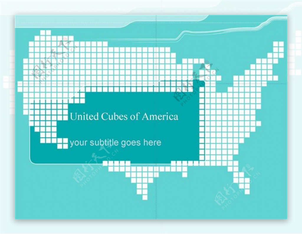 美国联合立方体地图