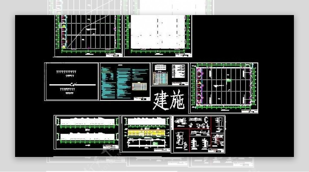 某新建厂房生产车间建筑施工图