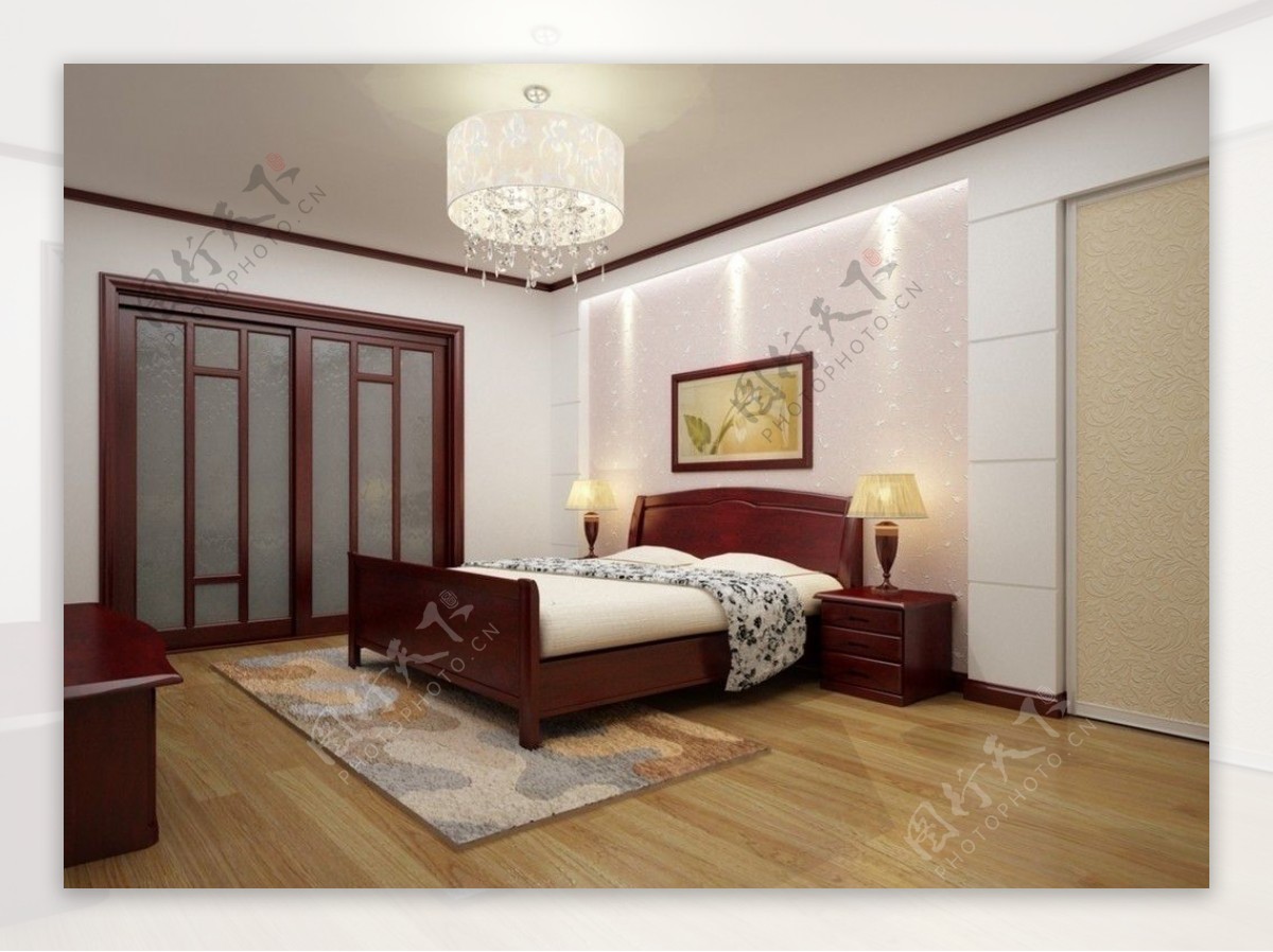 中式古典卧室风格设计
