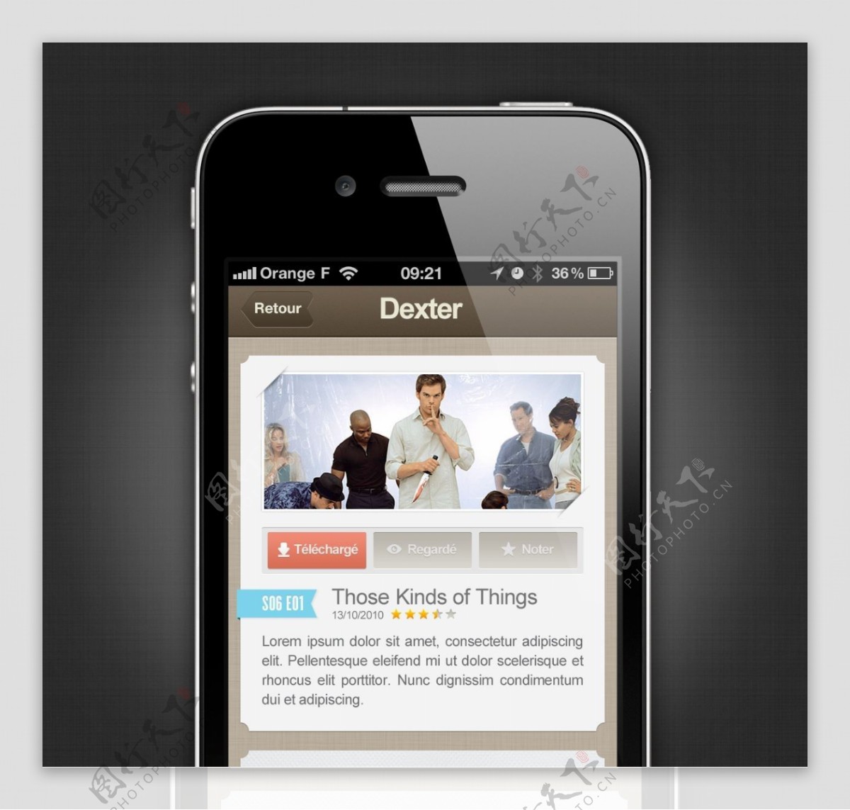 苹果手机iphone手机app应用图标和界面设计