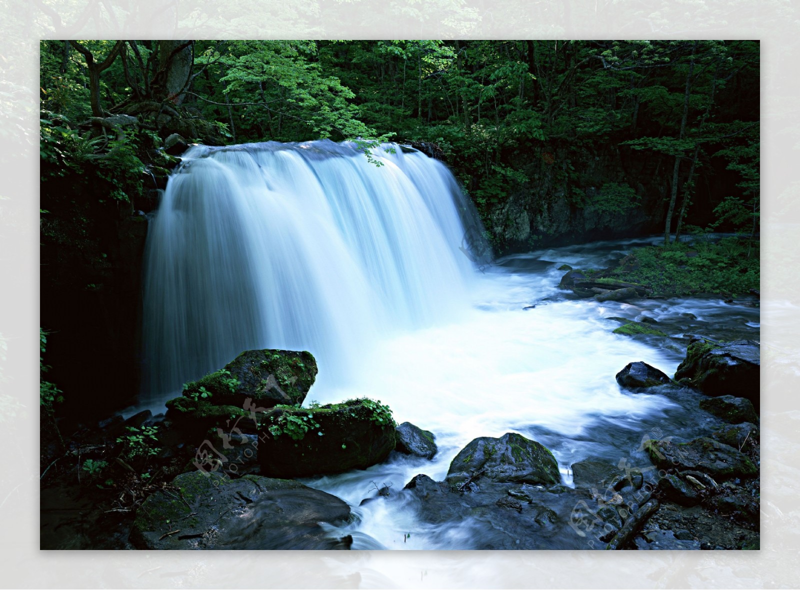 高清唯美山川流水瀑布