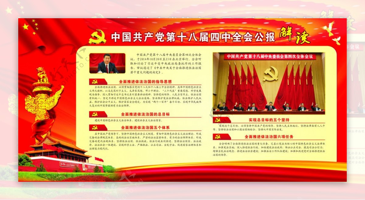 中国共产党第十八届四中全会公报解读