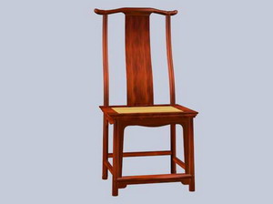 中式椅子3d模型家具模型24