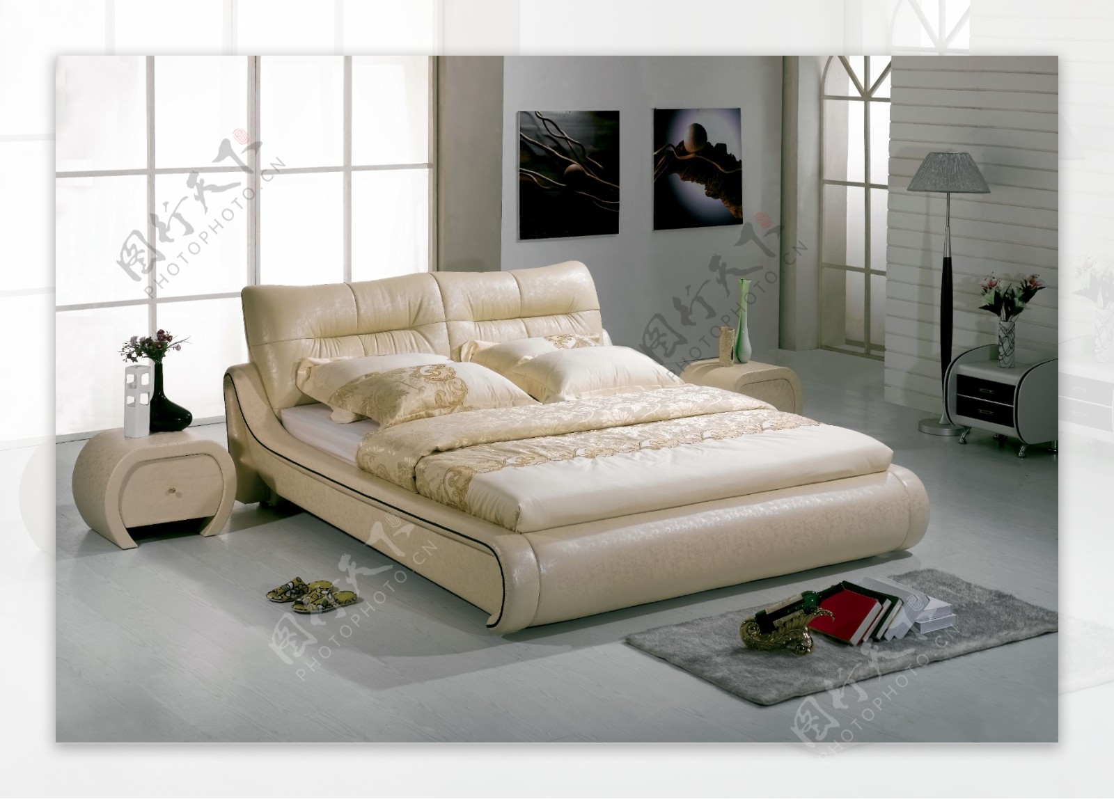 浪漫风格的卧室图片