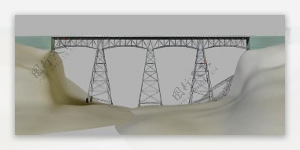 远景桥梁模型