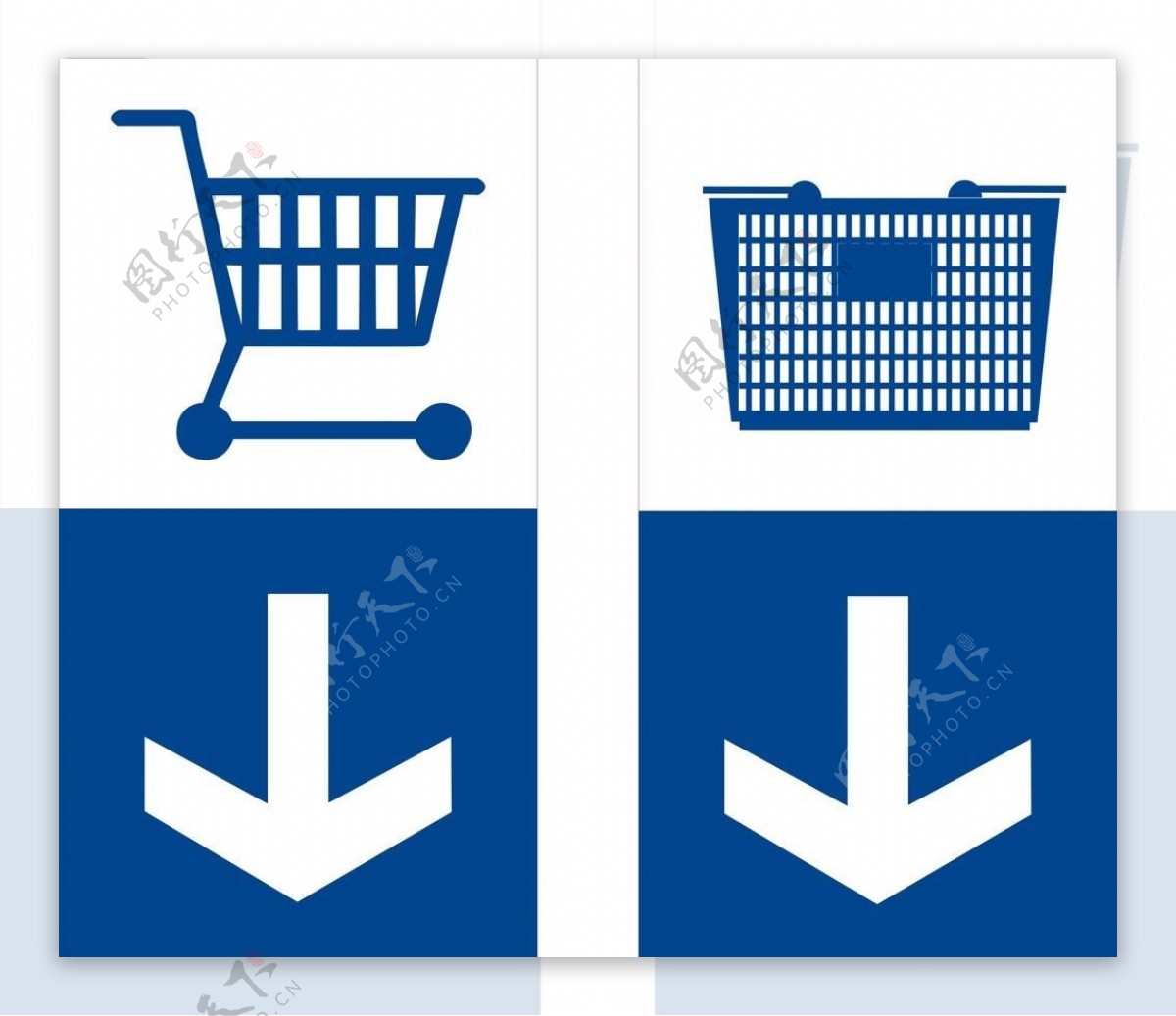 购物车购物篮指示图片
