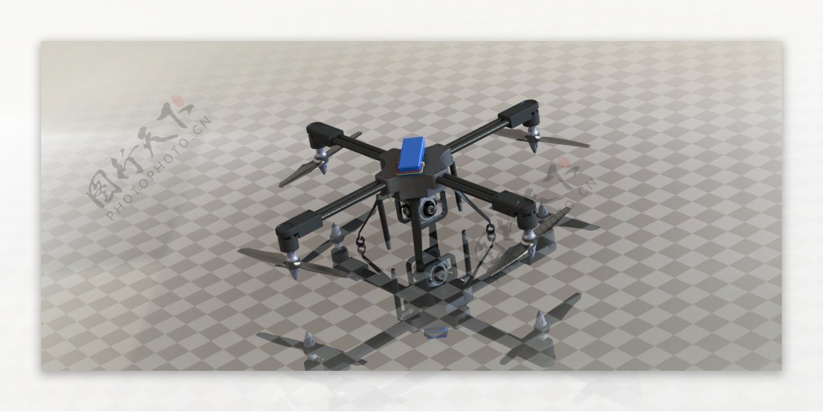 NetraUAV无人机在SolidWorks2012