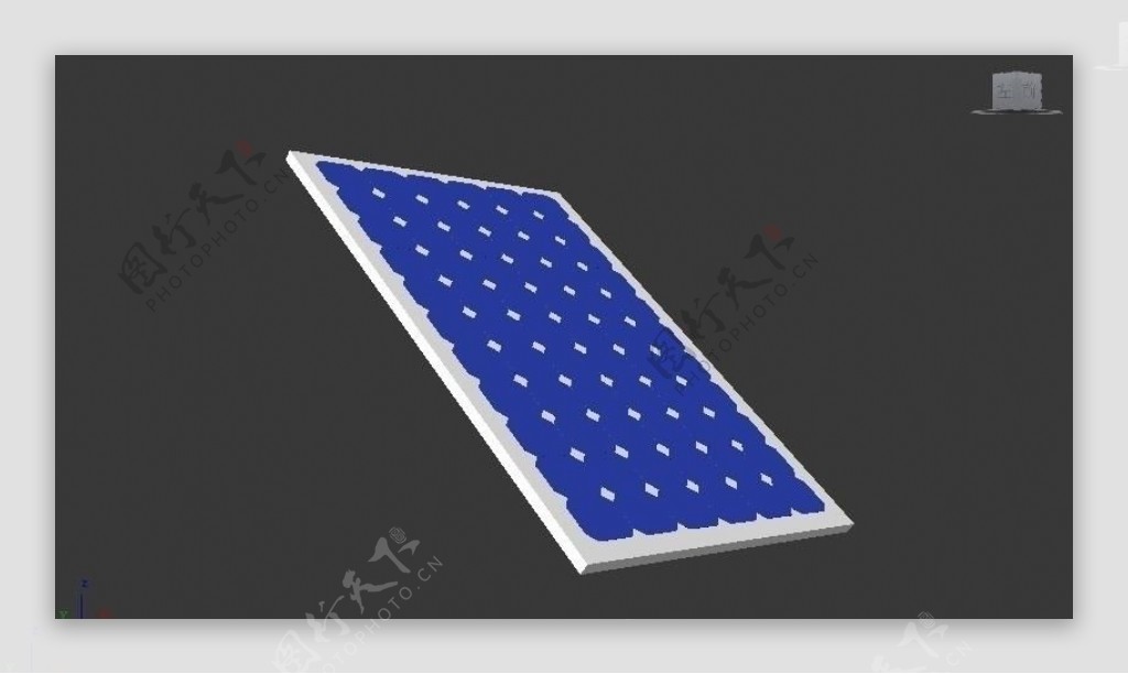 3d太阳能电池板图片