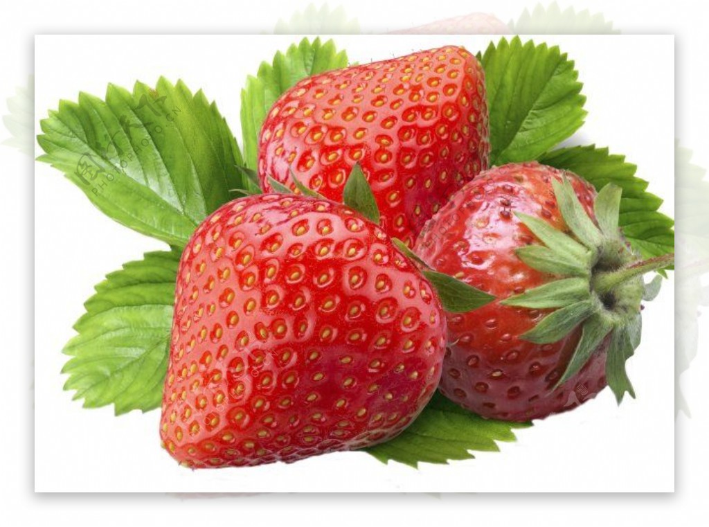 草莓水果蔬菜分层图PSD