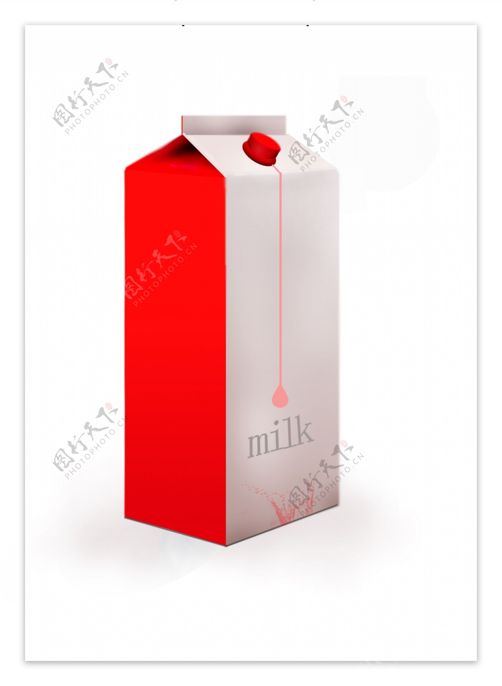 牛奶盒图片
