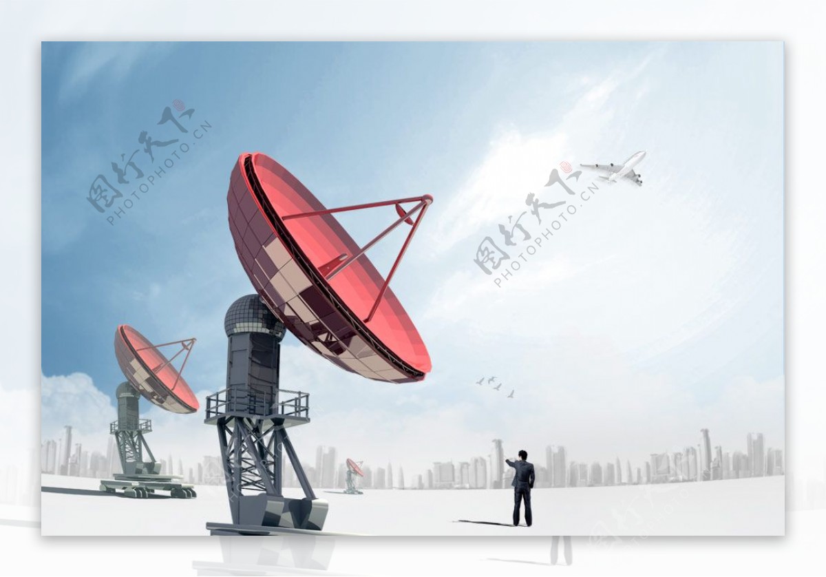 电子信息雷达科技PSD设计素