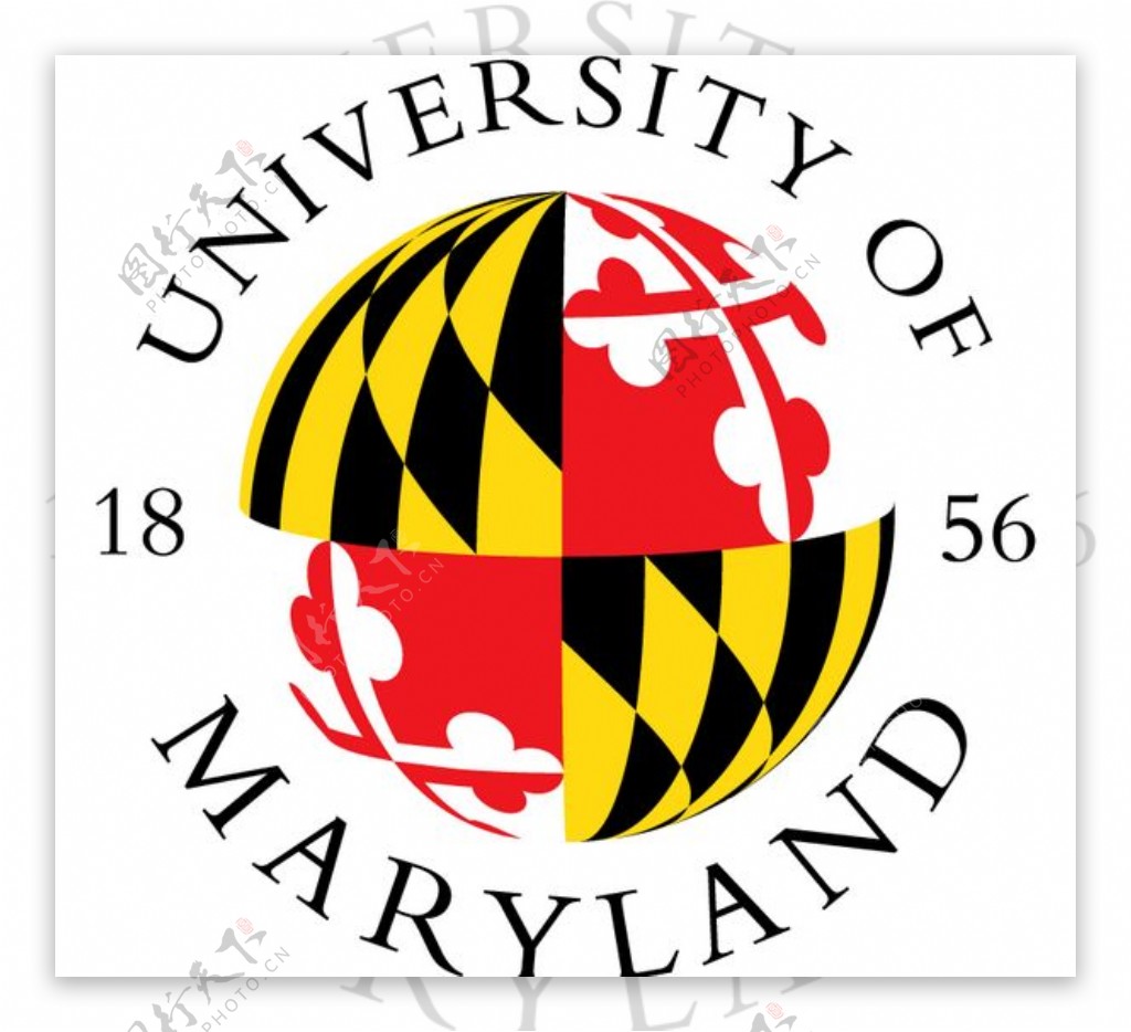 UniversityofMarylandlogo设计欣赏UniversityofMaryland世界名校LOGO下载标志设计欣赏