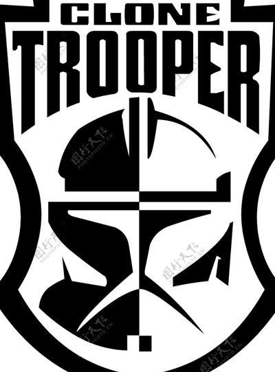 CloneTrooperlogo设计欣赏CloneTrooper卡通形象LOGO下载标志设计欣赏