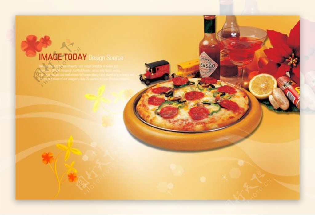 披萨餐饮食品广告psd素材