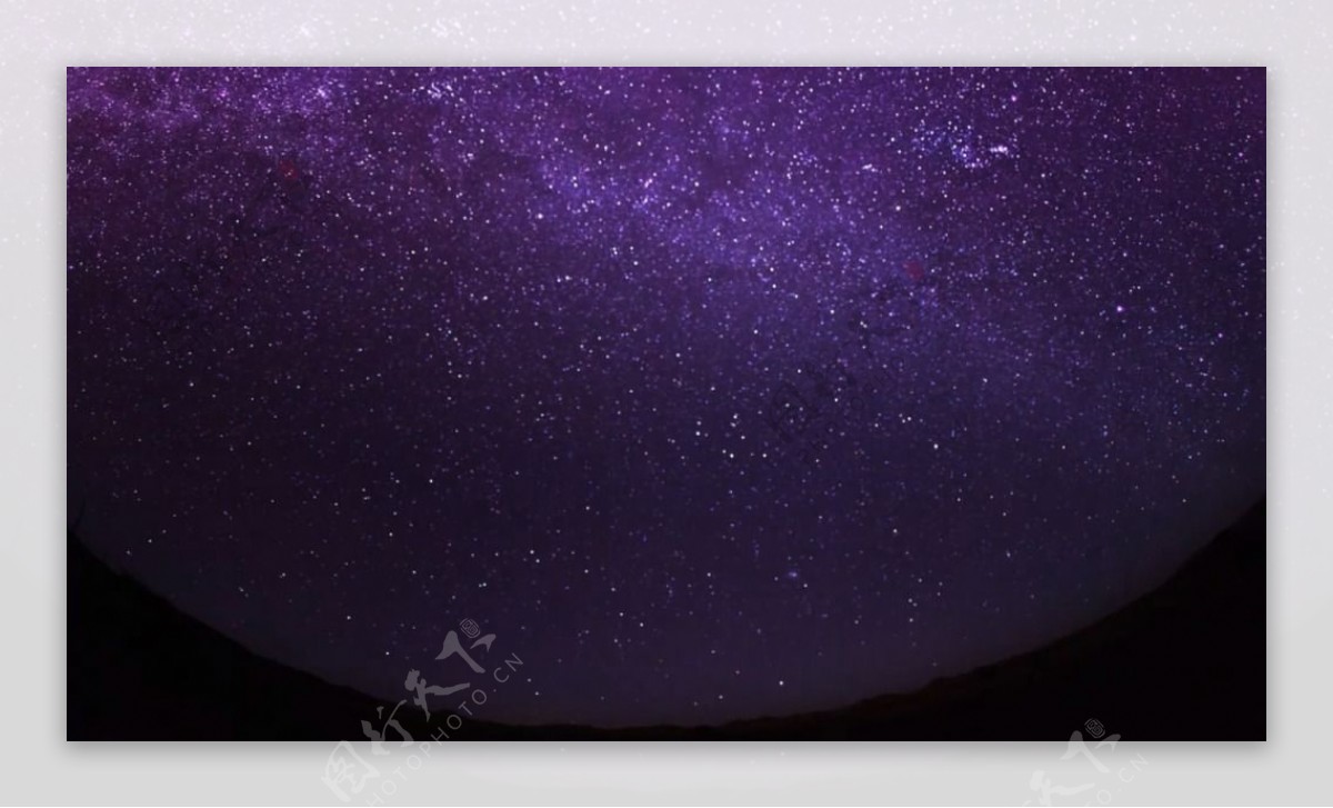 紫色星空视频素材