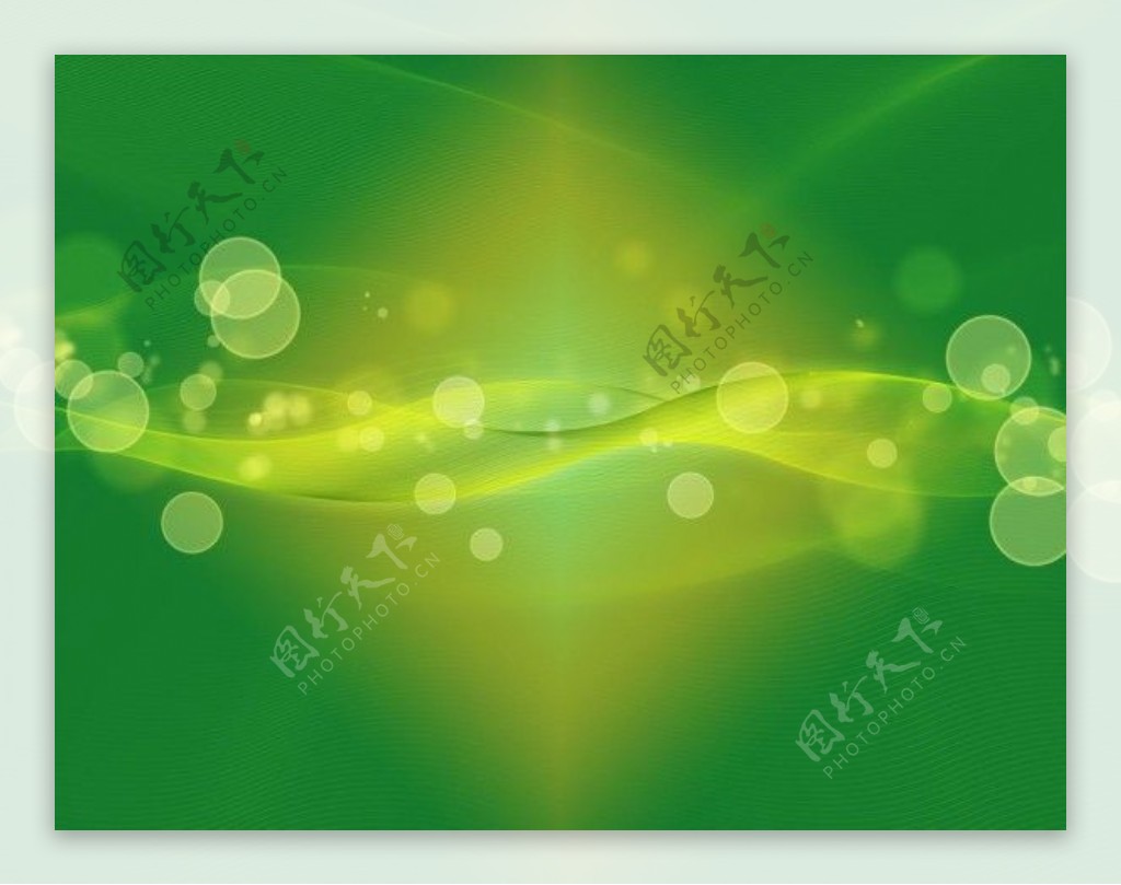 绿色光线光圈背景PSD设计素