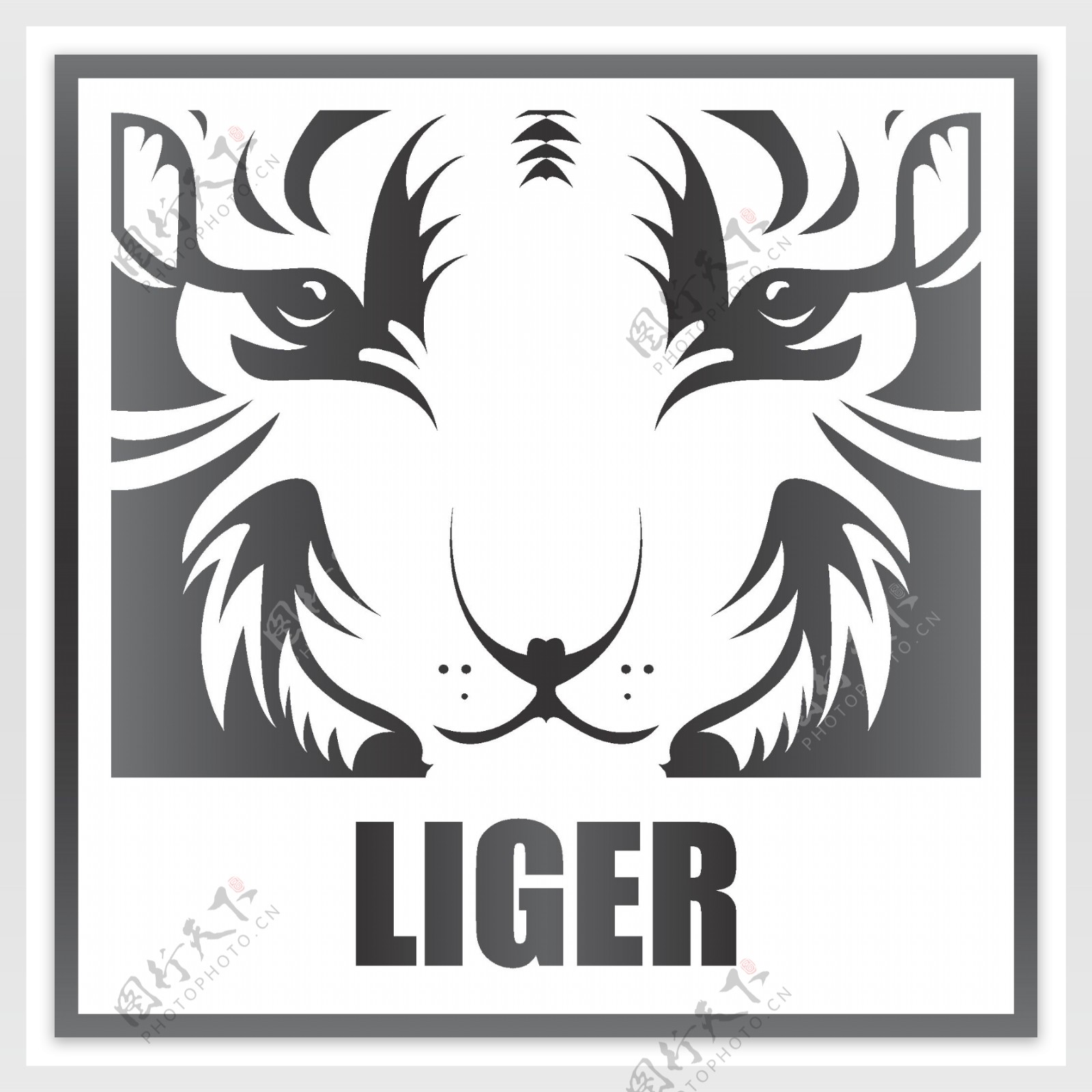 狮虎兽企业形象logo图片