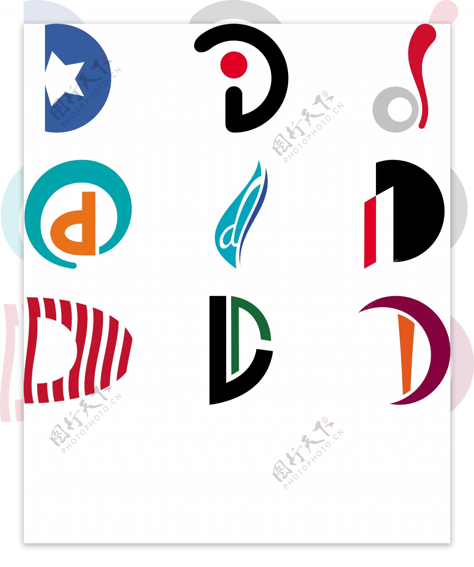 字母D标志的概念