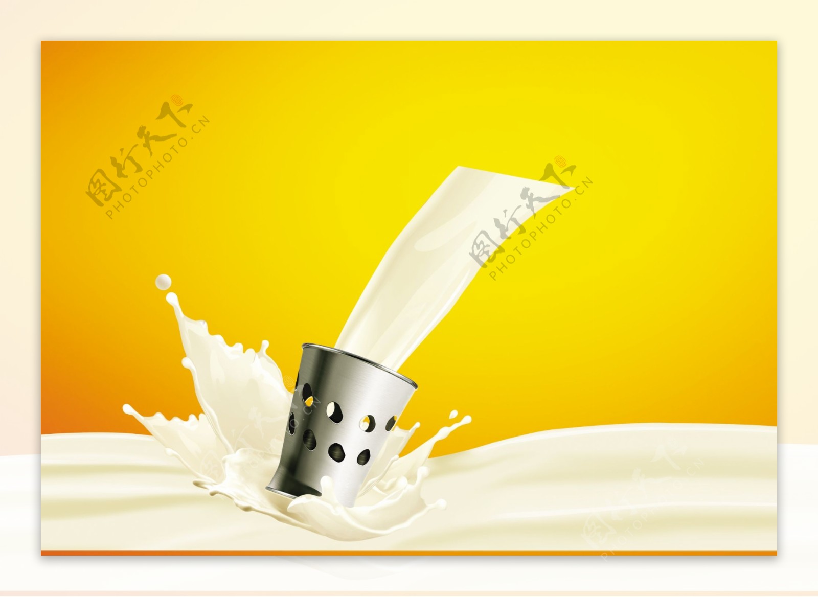 奶类广告背景图图片