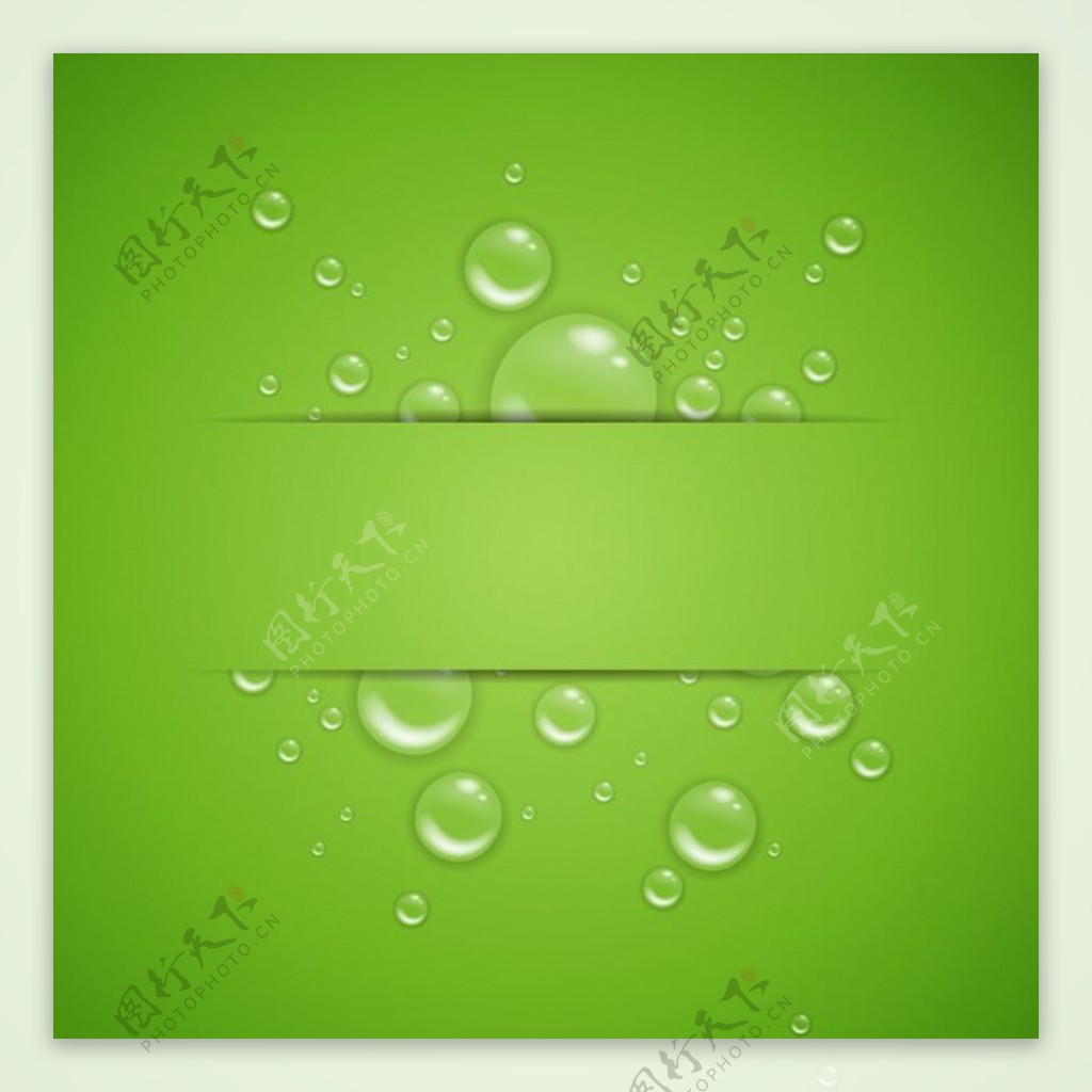 绿色气泡背景矢量素材