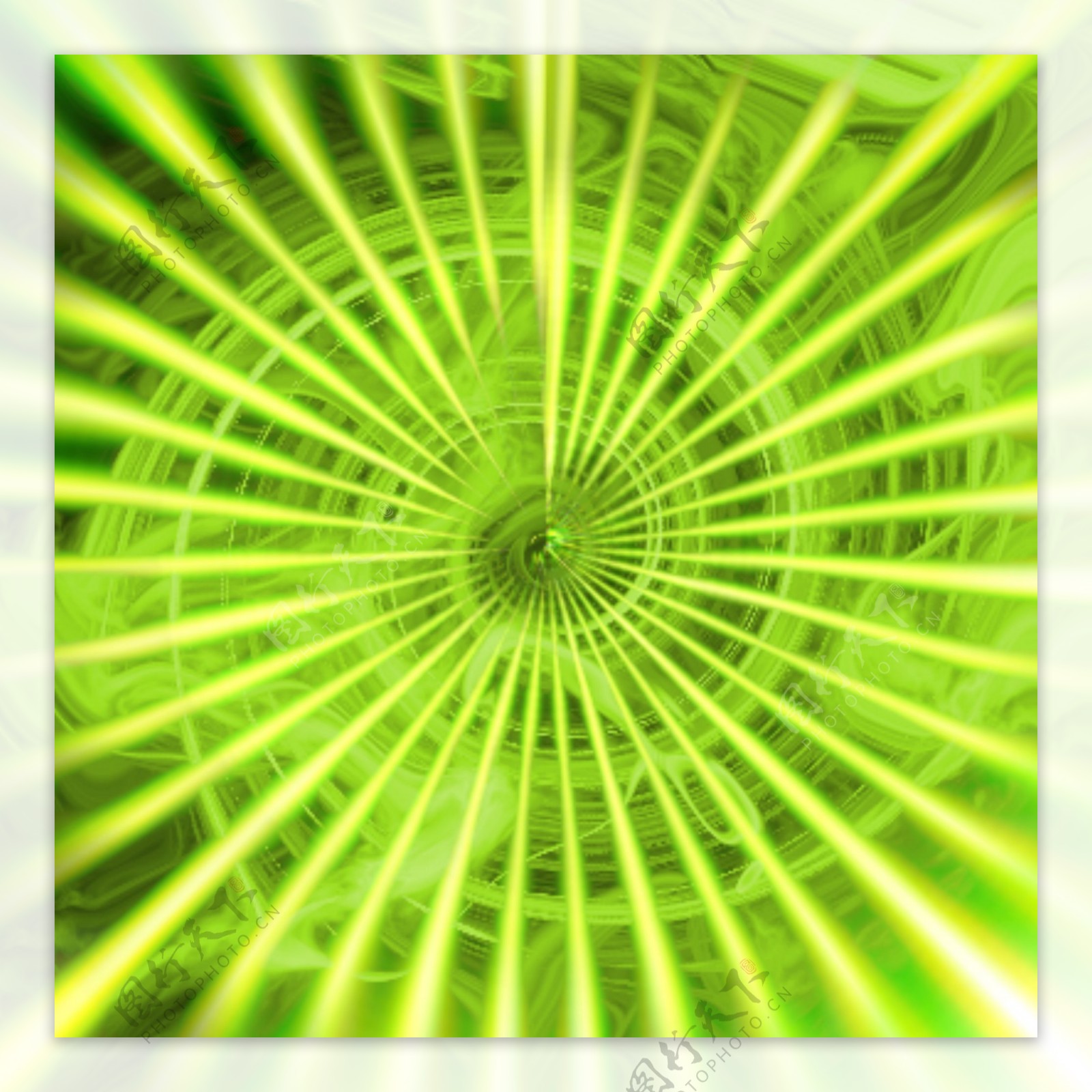 绿色抽象漩涡