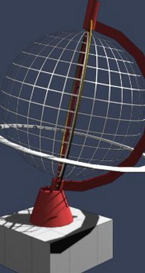 max3d模型地球仪图片