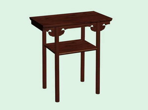 中式桌子3d模型桌子3d模型59