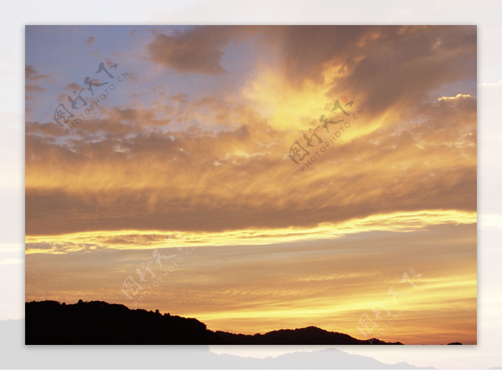 白云天空蓝天碧空晴空晴朗大自然美景风景云层晚霞夕阳